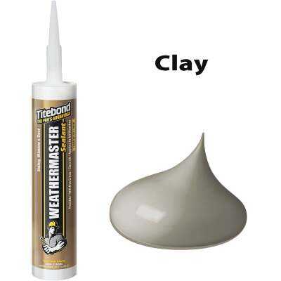 Titebond WeatherMaster 10 Oz. Polymer Sealant, 44771 Clay